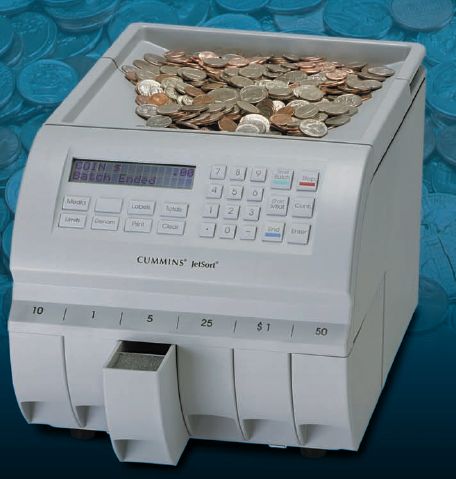 Cummins Allison model 1000 coin sorter/counter